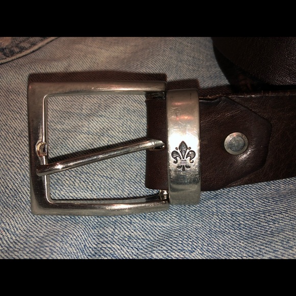 Men’s Leather Belt - Picture 1 of 3